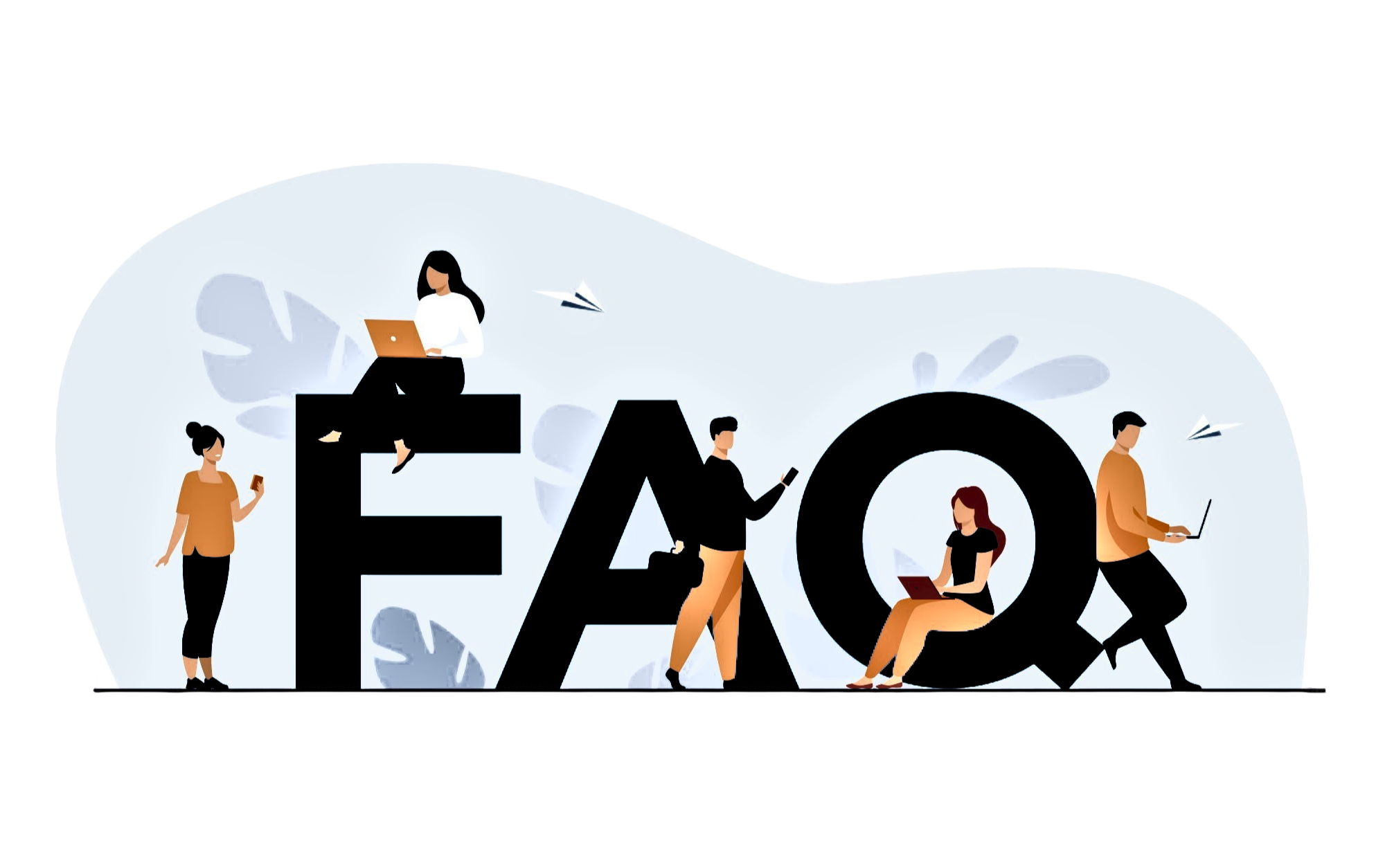 Ilustração de FAQ